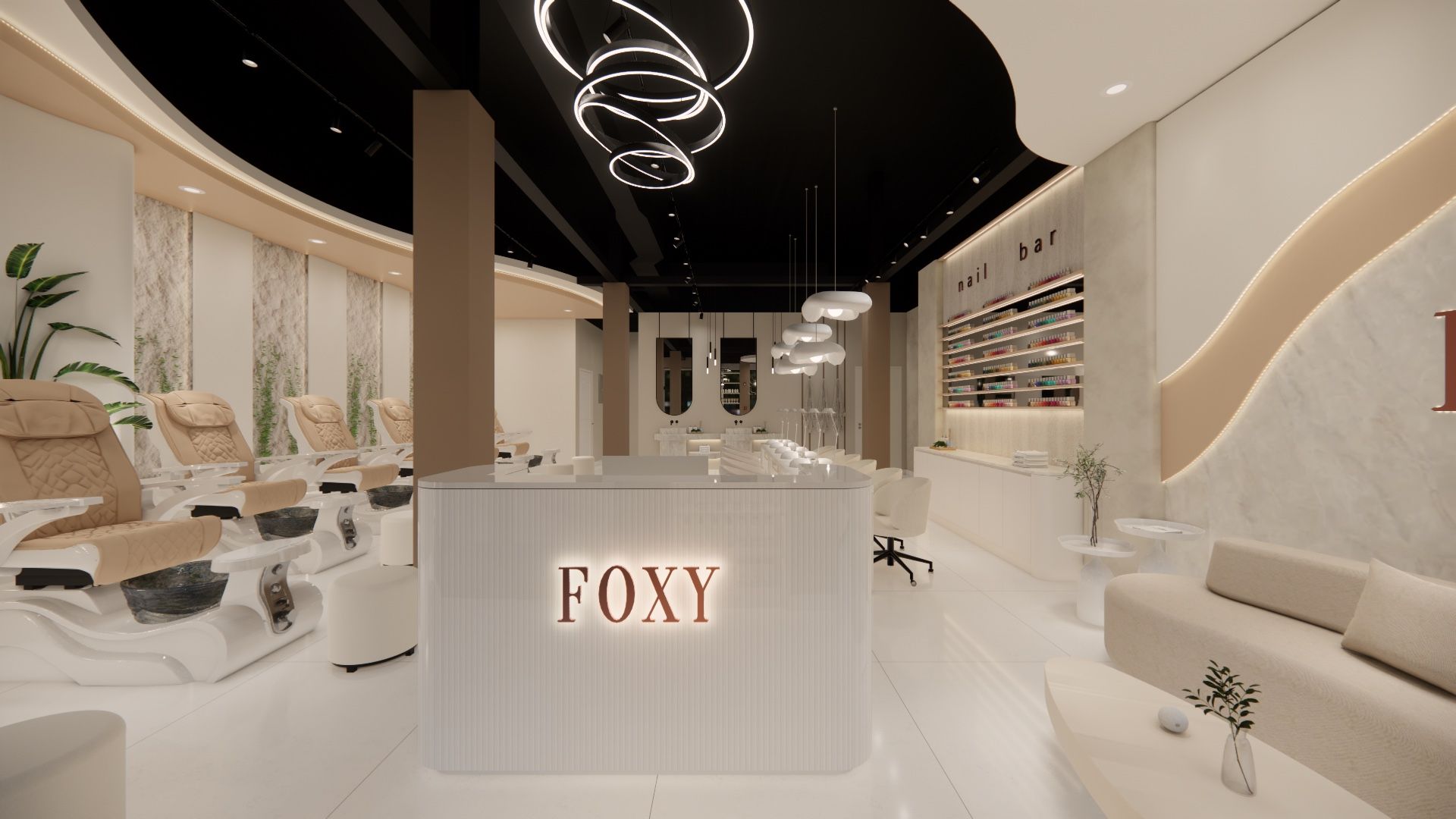 The Foxy Nail Bar salon in West Palm Beach