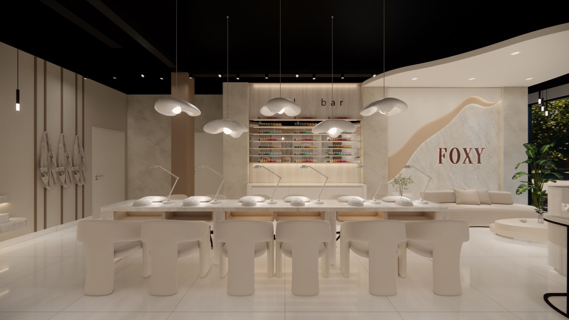 Inside Foxy Nail Bar: the manicure bar